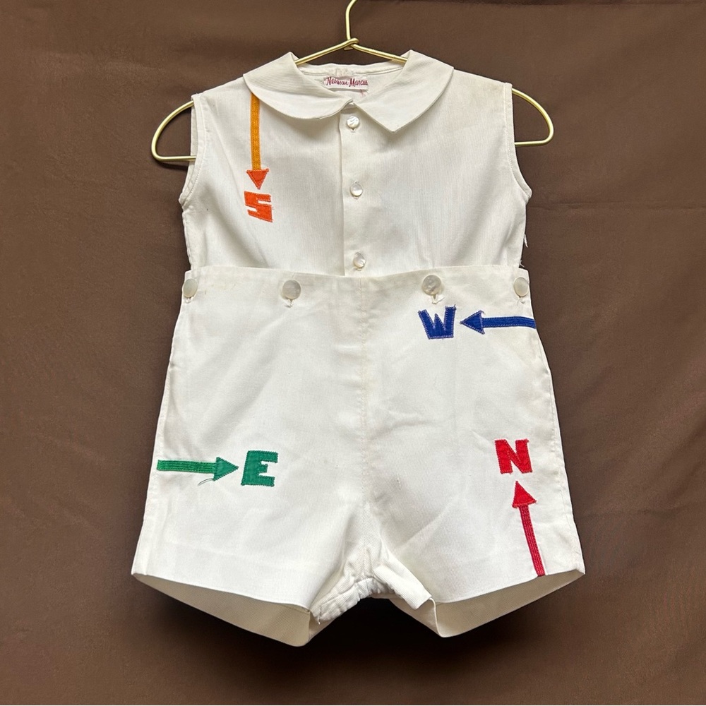 Baby two piece romper playful patches